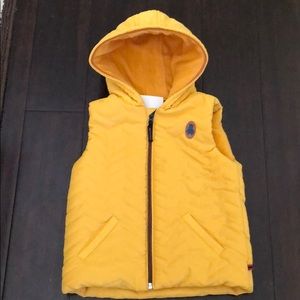 Cadet Rousselle Paris Yellow Quilted Jacket Vest